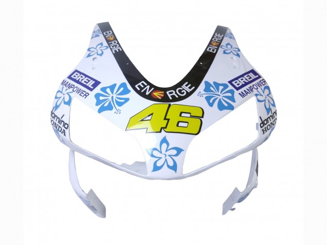 Weiß Blau Rot Nastro Azzurro 46 2003-2004 Honda CBR600RR Motorrad Verkleidung