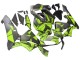 Gelb Matt Schwarz 2003-2004 Honda CBR600RR Motorrad Verkleidung