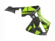 Gelb Matt Schwarz 2003-2004 Honda CBR600RR Motorrad Verkleidung