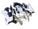 Gold Weiß Schwarz 2005-2006 Honda CBR600RR Motorrad Verkleidung