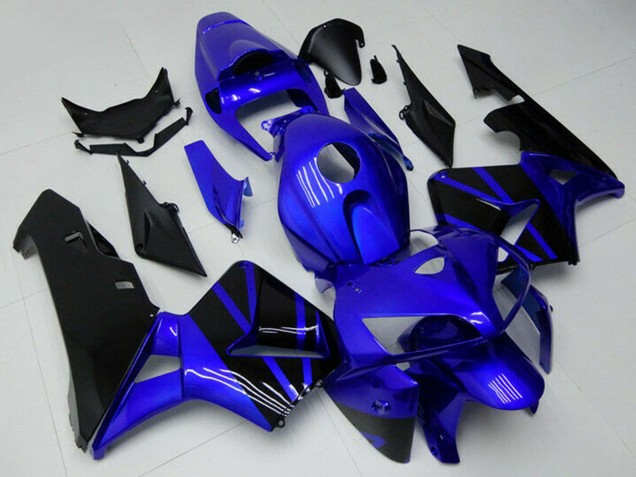Blau Schwarz 2005-2006 Honda CBR600RR Motorrad Verkleidung