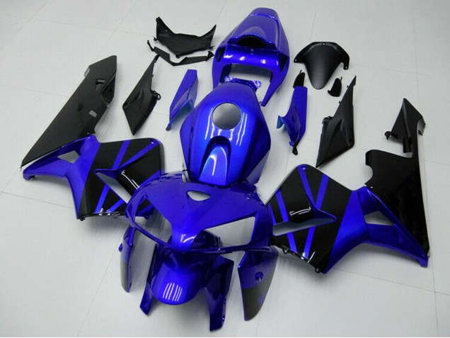 Blau Schwarz 2005-2006 Honda CBR600RR Motorrad Verkleidung