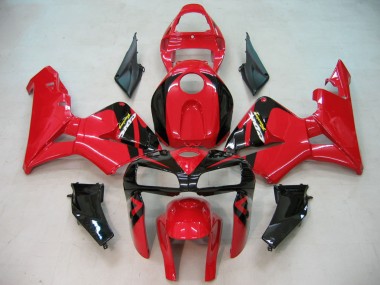 Rot Schwarz 2005-2006 Honda CBR600RR Motorrad Verkleidung