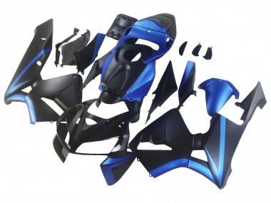 Schwarz Blau 2005-2006 Honda CBR600RR Motorrad Verkleidung