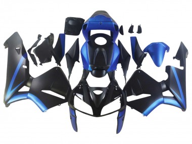 Schwarz Blau 2005-2006 Honda CBR600RR Motorrad Verkleidung
