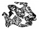 Schwarz Weiß Grau Camouflage 2005-2006 Honda CBR600RR Motorrad Verkleidung
