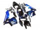 Glänzendes Schwarz Blau Flamme 2005-2006 Honda CBR600RR Motorrad Verkleidung