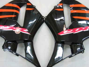 Orange Schwarz Silber 2005-2006 Honda CBR600RR Motorrad Verkleidung