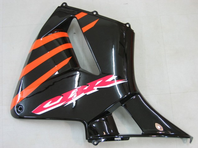 Orange Schwarz Silber 2005-2006 Honda CBR600RR Motorrad Verkleidung