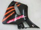 Orange Schwarz Silber 2005-2006 Honda CBR600RR Motorrad Verkleidung
