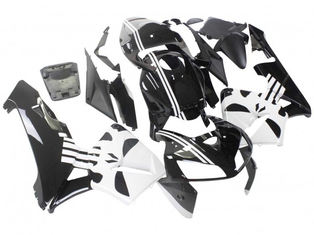 Schwarz Weiß 2005-2006 Honda CBR600RR Motorrad Verkleidung