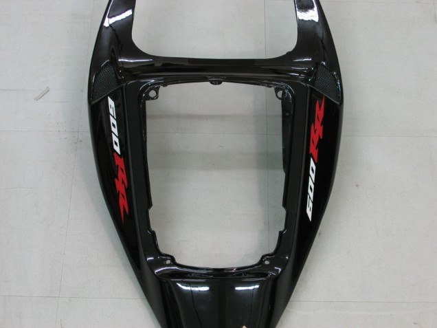 Glänzendes Schwarz Weiß West 2005-2006 Honda CBR600RR Motorrad Verkleidung