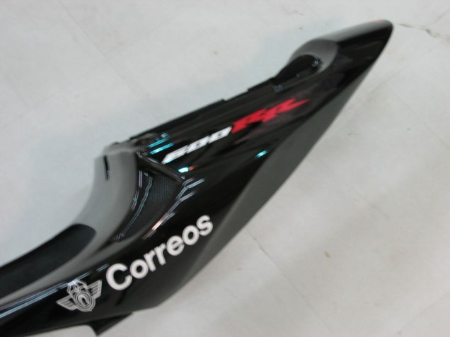 Glänzendes Schwarz Weiß West 2005-2006 Honda CBR600RR Motorrad Verkleidung
