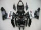Glänzendes Schwarz Weiß West 2005-2006 Honda CBR600RR Motorrad Verkleidung