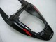 Glänzendes Schwarz Grau Flamme 2005-2006 Honda CBR600RR Motorrad Verkleidung