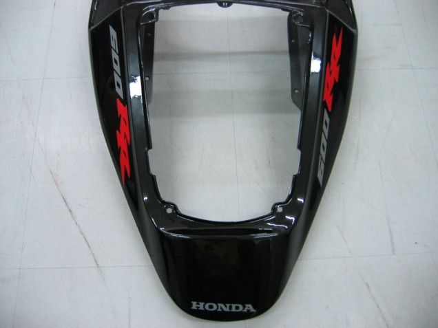 Glänzendes Schwarz Grau Flamme 2005-2006 Honda CBR600RR Motorrad Verkleidung