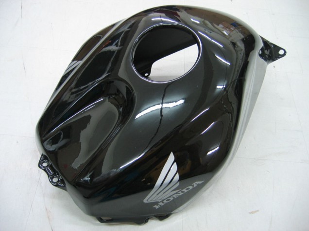 Glänzendes Schwarz Grau Flamme 2005-2006 Honda CBR600RR Motorrad Verkleidung
