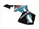Hellblau Schwarz 35 2005-2006 Honda CBR600RR Motorrad Verkleidung