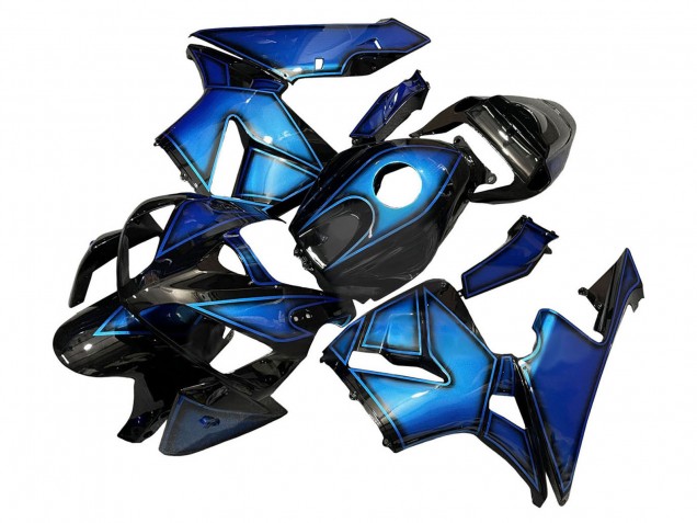Blau Schwarz 2005-2006 Honda CBR600RR Motorrad Verkleidung