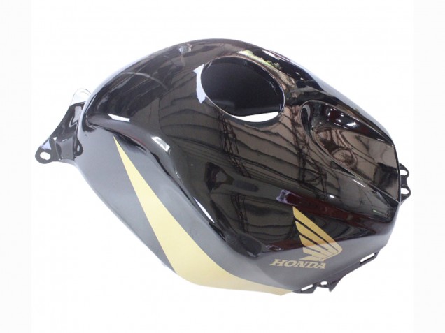 Schwarzes Gold 2005-2006 Honda CBR600RR Motorrad Verkleidung