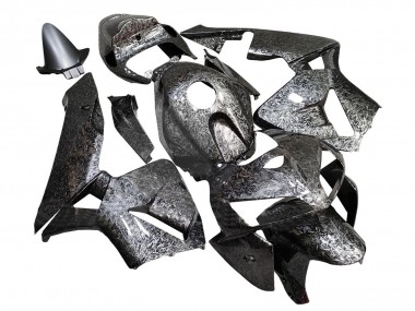 Schwarz Geschmiedet Carbonfaser 2005-2006 Honda CBR600RR Motorrad Verkleidung