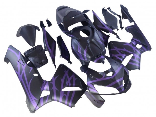 Matt Schwarz Lila 2005-2006 Honda CBR600RR Motorrad Verkleidung