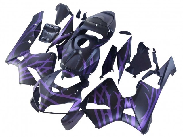 Matt Schwarz Lila 2005-2006 Honda CBR600RR Motorrad Verkleidung