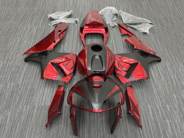 Rot Schwarz 2005-2006 Honda CBR600RR Motorrad Verkleidung