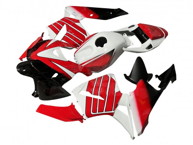 Rot Weiß Schwarz 2005-2006 Honda CBR600RR Motorrad Verkleidung