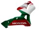 Rot Weiß Grün 2005-2006 Honda CBR600RR Motorrad Verkleidung