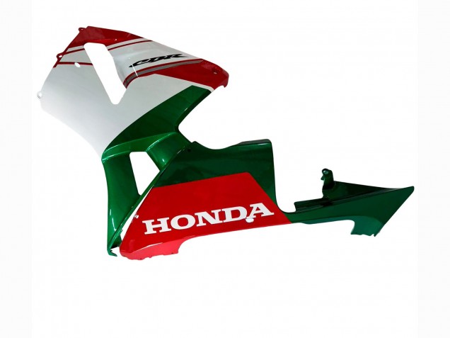 Rot Weiß Grün 2005-2006 Honda CBR600RR Motorrad Verkleidung