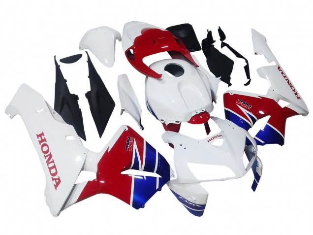 Weiß Blau Rot 2005-2006 Honda CBR600RR Motorrad Verkleidung