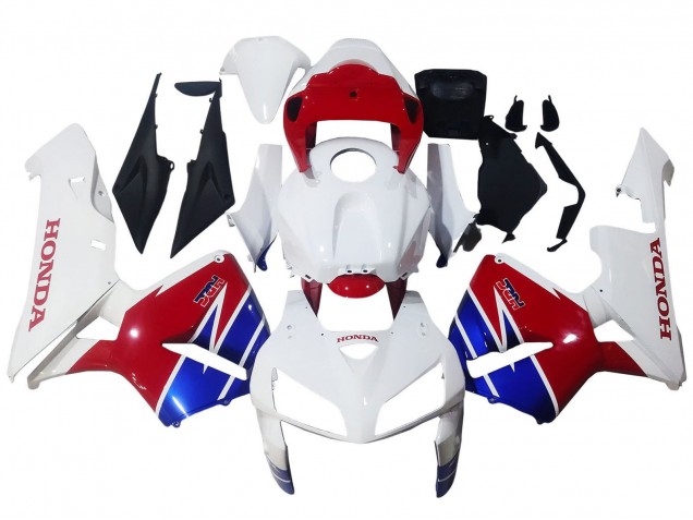 Weiß Blau Rot 2005-2006 Honda CBR600RR Motorrad Verkleidung