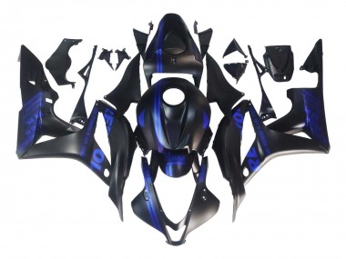 Matt Schwarz Blau Repsol 2007-2008 Honda CBR600RR Motorrad Verkleidung