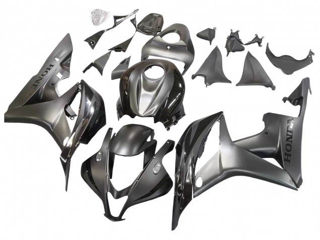 Silber Glänzendes Schwarz 2007-2008 Honda CBR600RR Motorrad Verkleidung