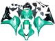 Grün Glänzendes Schwarz 2007-2008 Honda CBR600RR Motorrad Verkleidung