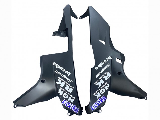 Matt Schwarz Weiß Repsol 2007-2008 Honda CBR600RR Motorrad Verkleidung
