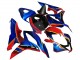 Blau Rot Gelb Glänzendes Schwarz 2007-2008 Honda CBR600RR Motorrad Verkleidung