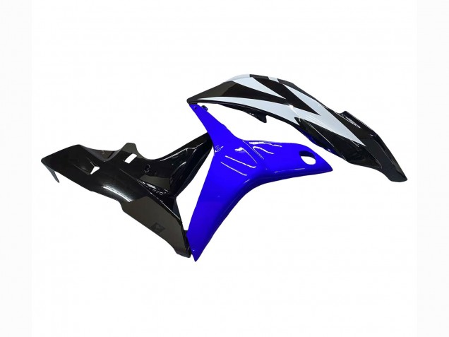 Weiß Blau Glänzendes Schwarz 2007-2008 Honda CBR600RR Motorrad Verkleidung