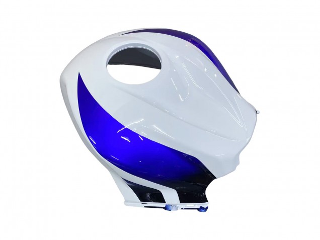 Weiß Blau Glänzendes Schwarz 2007-2008 Honda CBR600RR Motorrad Verkleidung