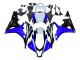 Weiß Blau Glänzendes Schwarz 2007-2008 Honda CBR600RR Motorrad Verkleidung