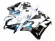 Weiß Hellblau Glänzendes Schwarz 2007-2008 Honda CBR600RR Motorrad Verkleidung