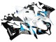 Weiß Hellblau Glänzendes Schwarz 2007-2008 Honda CBR600RR Motorrad Verkleidung
