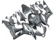 Silber Grau 2007-2008 Honda CBR600RR Motorrad Verkleidung