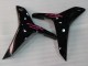 Rosa Glänzendes Schwarz Rennen 2007-2008 Honda CBR600RR Motorrad Verkleidung