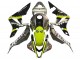 Grau Fluoreszierendes Gelb Hai 2007-2008 Honda CBR600RR Motorrad Verkleidung