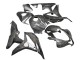 Schwarz Geschmiedet Carbonfaser 2007-2008 Honda CBR600RR Motorrad Verkleidung