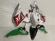 Weiß Grün Rot Castrol 2007-2008 Honda CBR600RR Motorrad Verkleidung