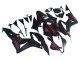 Matt Schwarz Rot 2007-2008 Honda CBR600RR Motorrad Verkleidung