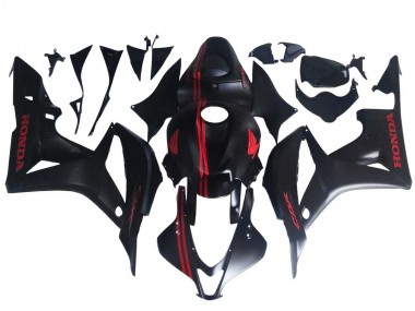 Matt Schwarz Rot 2007-2008 Honda CBR600RR Motorrad Verkleidung